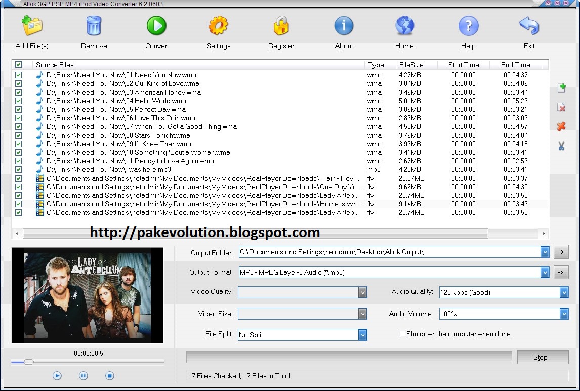 TÉLÉCHARGER ALLOK 3GP PSP MP4 IPOD VIDEO CONVERTER GRATUIT